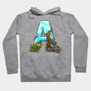 Aquascape in Letter A Hoodie